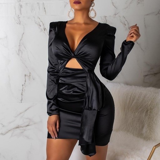 Ladies' Shiny Mini Dress