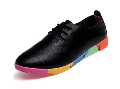 Ladies' Shoes with Colourful Platform J2395