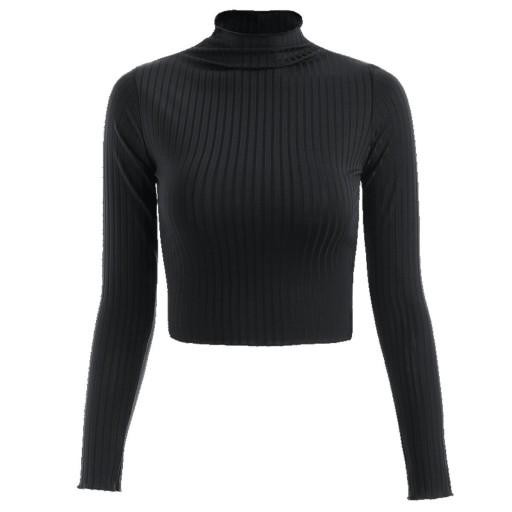 Ladies' Short Roll Neck