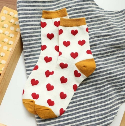 Ladies' Socks with Hearts