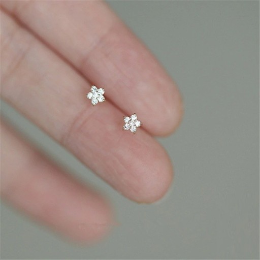 Ladies' Stud Earrings Flower H692
