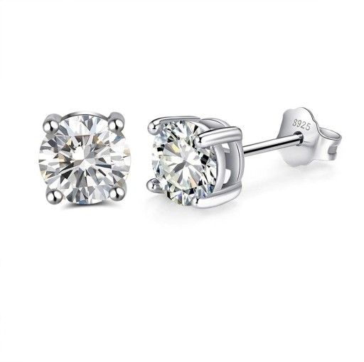Ladies' Stud Earrings with Gemstone R88