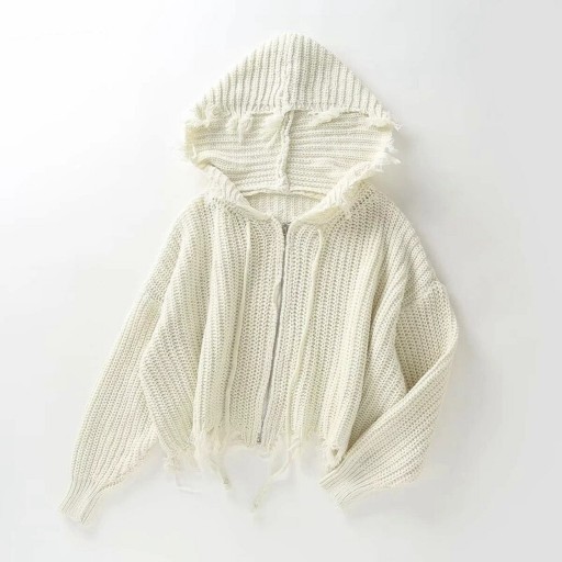 Ladies' Sweater with Rips