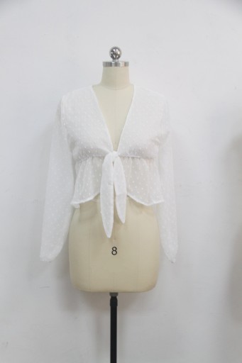 Ladies' White Sexy Blouse