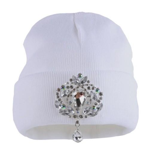 Ladies' Winter Beanie Hat with Decoration