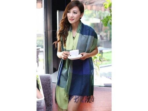 Ladies' Winter Checked Scarf Fiona