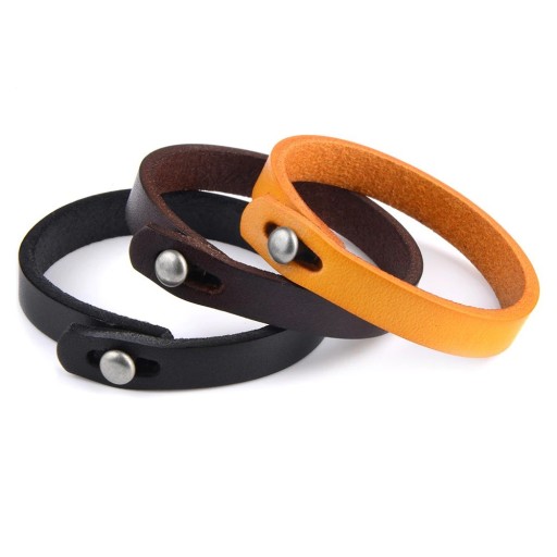 Læderarmbånd H658