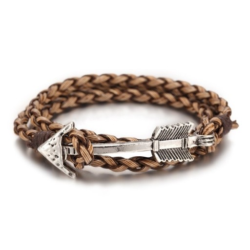 Læderarmbånd med pil