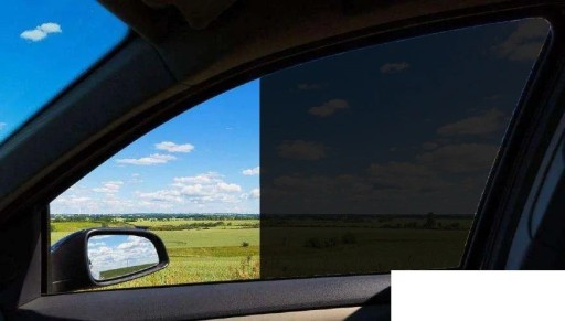 Lámina tintada para lunas de coche 15 % de transmitancia 40 x 200 cm Lámina autoadhesiva para lunas de coche Protección UV Reducción de temperatura
