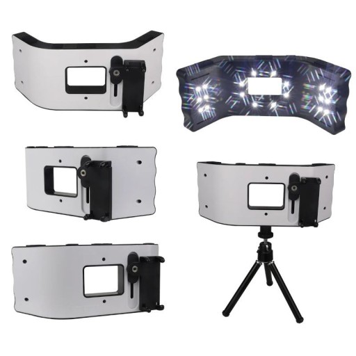 Lampa fotograficzna do zębów makro intraoralna źródło światła LED czarno-biała światło stomatologiczne do fotografii dentystycznej