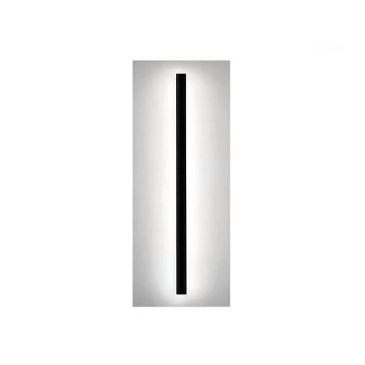 Lampă LED de perete exterioară modernă liniare 240 cm 90 W alb rece negru impermeabilă pentru fațadă garaj grădină și intrare