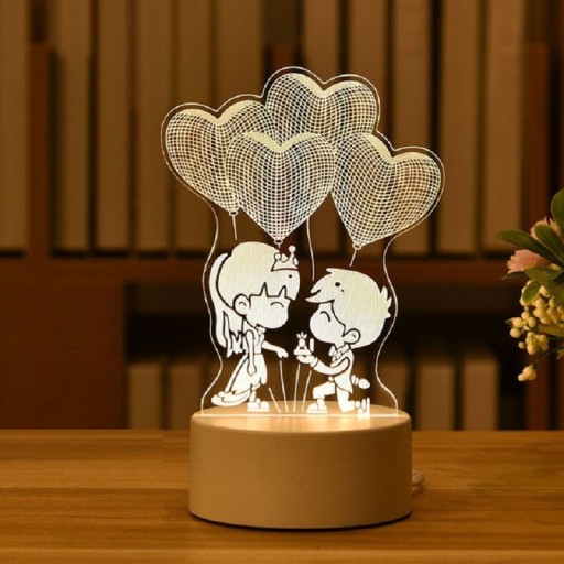 Lampa s 3D ilúziou