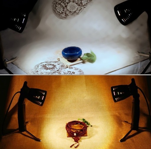 Lampa stołowa LED do zdjęć wideo 2 szt