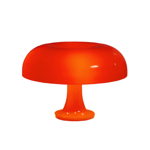 Lampa stołowa w kształcie grzybka
