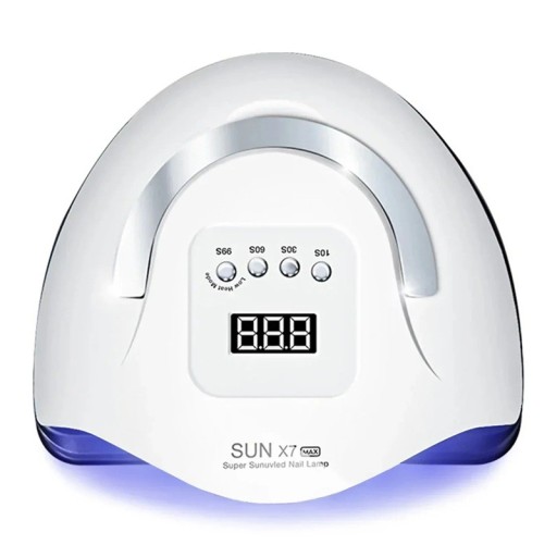 Lampa UV LED pentru unghii 57 LED diode cu senzor automat și display digital cronometru 4 moduri ABS plastic Alb Pentru unghii gel și manichiură