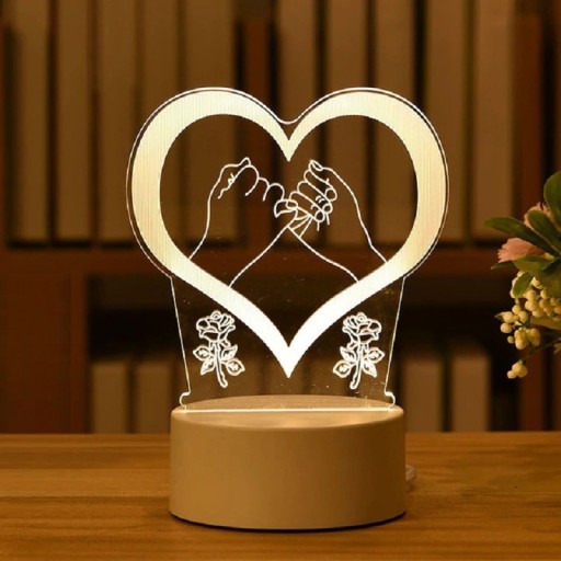 Lampa z iluzją 3D