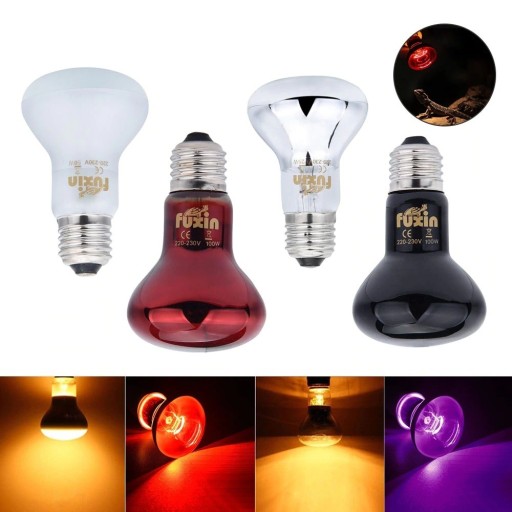 Lâmpada de aquecimento para terrário