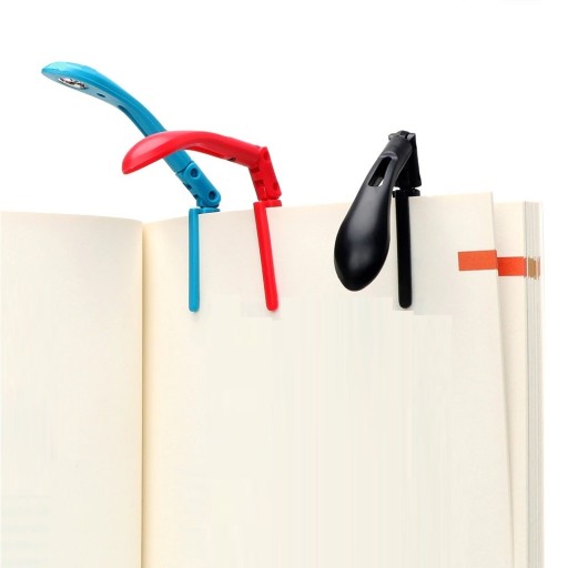 Lâmpada de leitura com clip