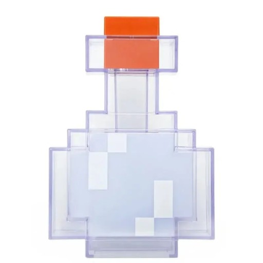 Lampada notturna LED a forma di bottiglia pixel, 8 colori, ricaricabile USB-C, decorazione luce, regalo originale