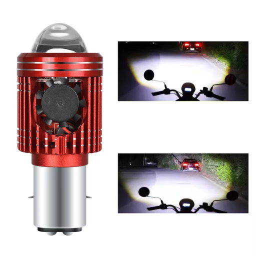 Lampadina LED per fari di motociclette H6 12V 10000 lm Lampadina bianca ad alta luminosità Lunga durata Illuminazione a risparmio energetico