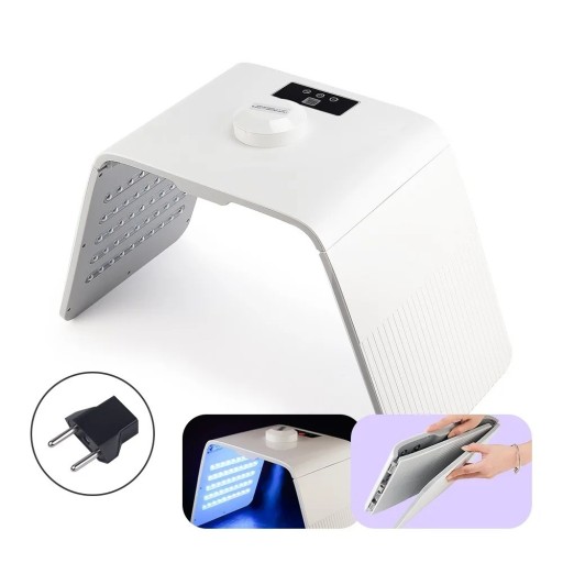 Lámpara de terapia de fotones PDT Nano Hidratación Luz roja y azul SPA casero Rejuvenecimiento de la piel Pantalla LCD de 7 colores Pulverizador antienvejecimiento