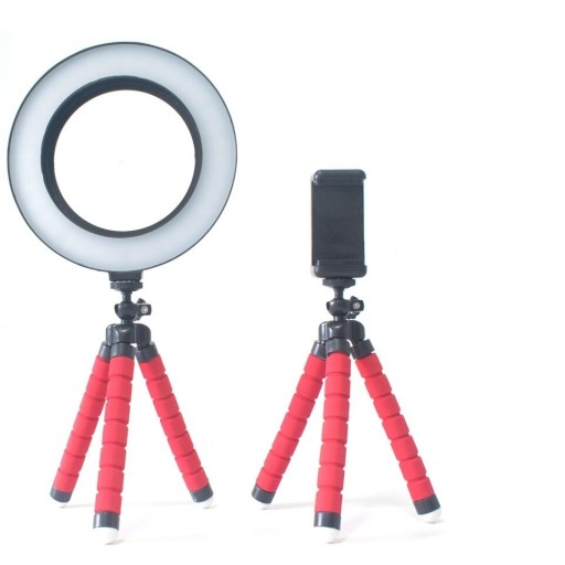 Lámpara LED circular 16 cm con trípode A2999