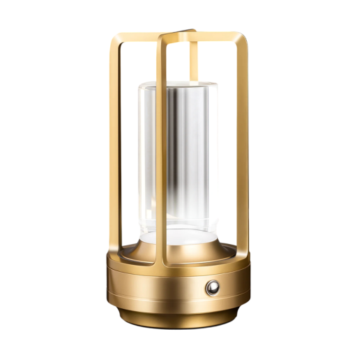 Lámpara LED inalámbrica Tres colores de luz y ajuste de brillo 17,5 x 9 cm batería recargable USB C 1200 mAh Para camping y uso en interiores