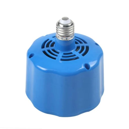 Lampe chauffante pour petits animaux avec lumière LED et interrupteur à trois niveaux 13,5 x 12,5 cm 100-300W 220V bleue pour poussins, reptiles et hamsters