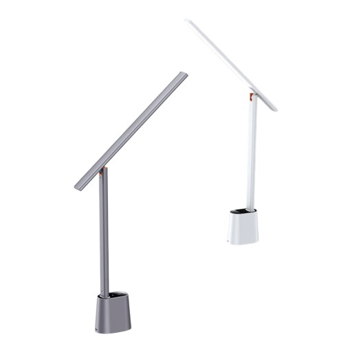 Lampe de bureau LED Baseus Pliable Dimmable 0–5 W 29 x 35 cm Luminosité automatique 3 températures de lumière Pour la lecture et le bureau