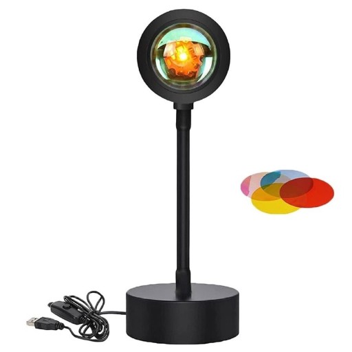 Lampe de projection avec effet coucher de soleil