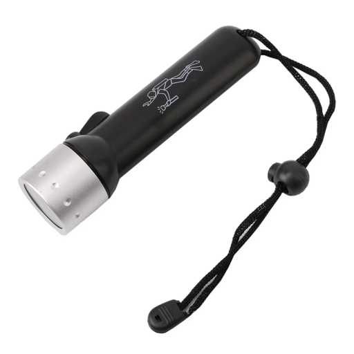 Lampe LED de plongée 16 cm Lumière étanche pour profondeur Lampe de plongée professionnelle Éclairage LED blanc puissant Équipement de plein air