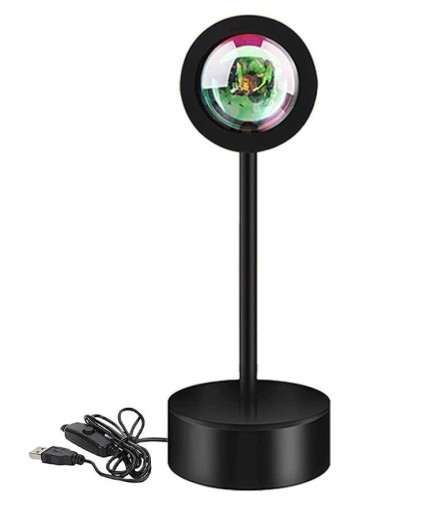 Lampe LED de projection avec effet de lumière du soleil