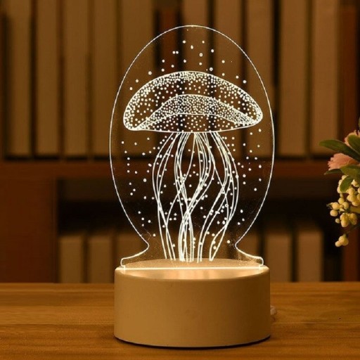 Lampe mit 3D-Illusion
