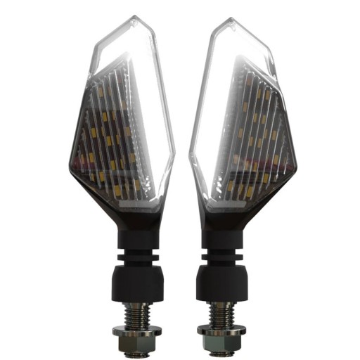 Lămpi de semnalizare LED pentru motociclete 2 buc N49