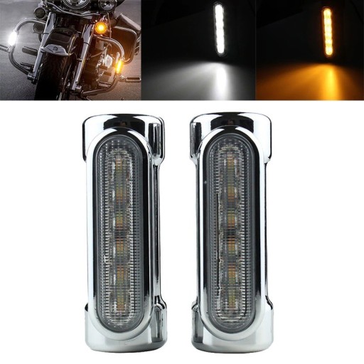 Lămpi de semnalizare LED pentru motociclete 2 buc N51