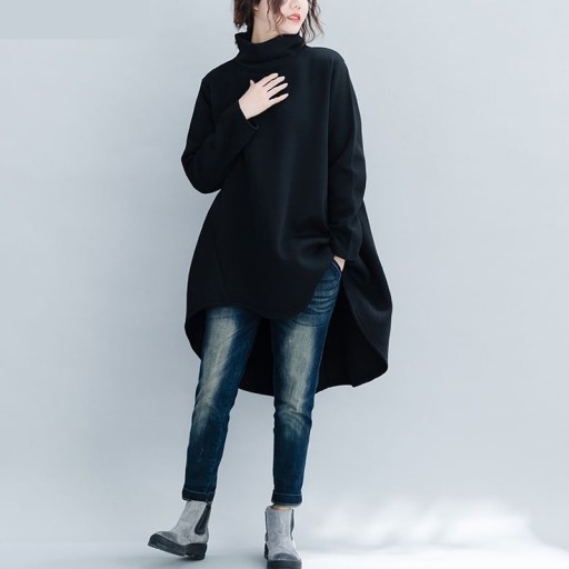 Lang oversized sweater til kvinder