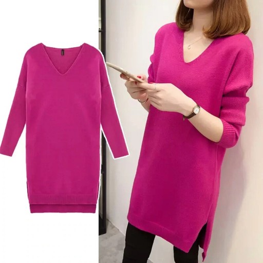 Lang sweater til kvinder G427