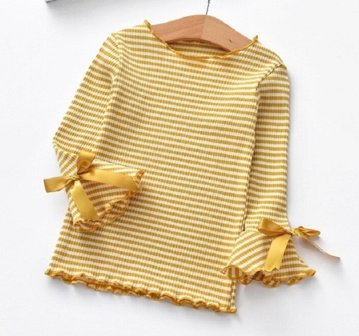 Langærmet T-shirt til piger A3150