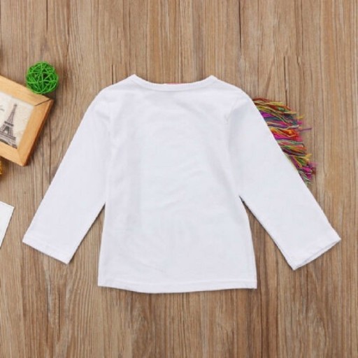 Langærmet T-shirt til piger T2532