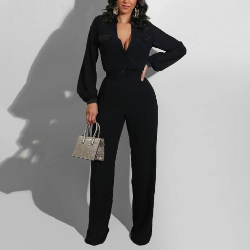 Långärmad jumpsuit för kvinnor B841