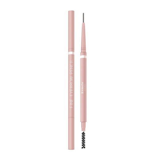 Langdurig waterproof wenkbrauwpotlood met twee uiteinden 1,5 mm Precisiepotlood met borsteltje Navullengte 2,6 cm Fijne aanpassing van de wenkbrauwvorm Dagelijkse make-up