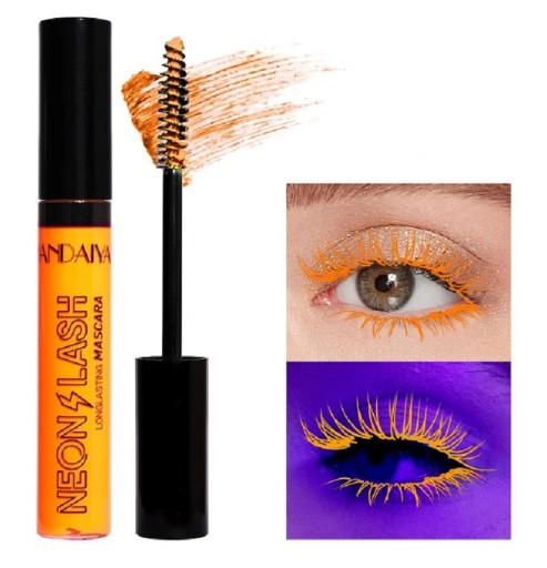 Langdurige fluorescerende mascara Kleurrijke glow-in-the-dark mascara Snel drogende glow-in-the-dark mascara