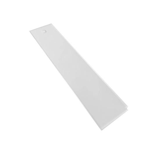 Lange acryl schraper voor wax ski's en snowboard 32 × 7 cm transparante service schraper voor het verwijderen van wax bij het onderhoud van de base