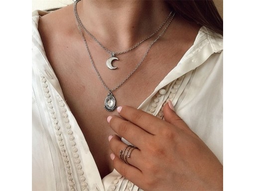 Lange damesketting G701
