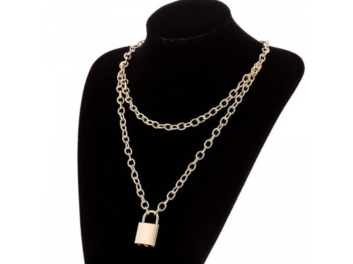 Lange damesketting met hanger