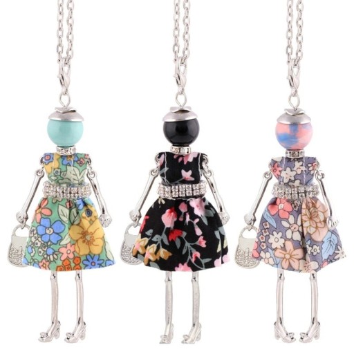 Lange poppenketting voor dames