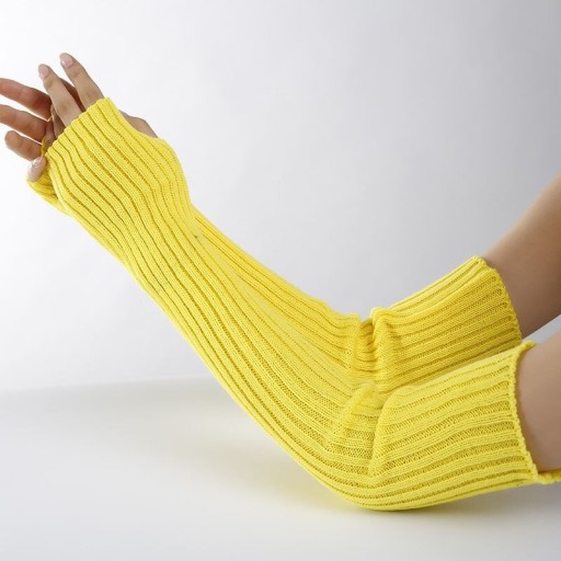 Lange vingerloze dameshandschoenen