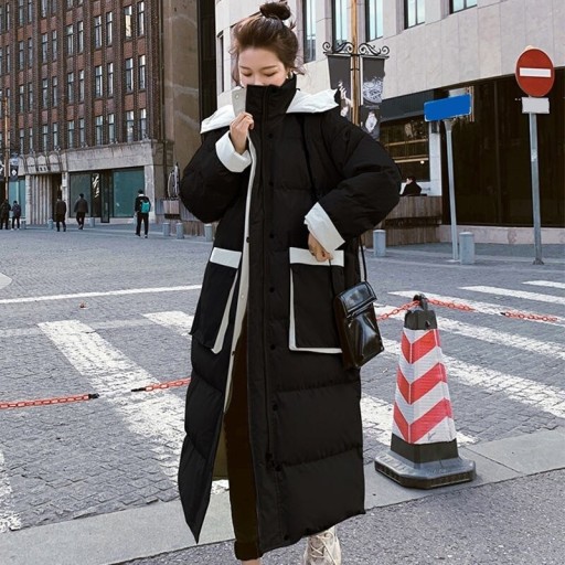 Lange Winterjacke für Damen P1726