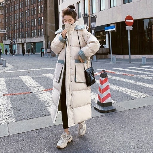 Lange Winterjacke für Damen P1726