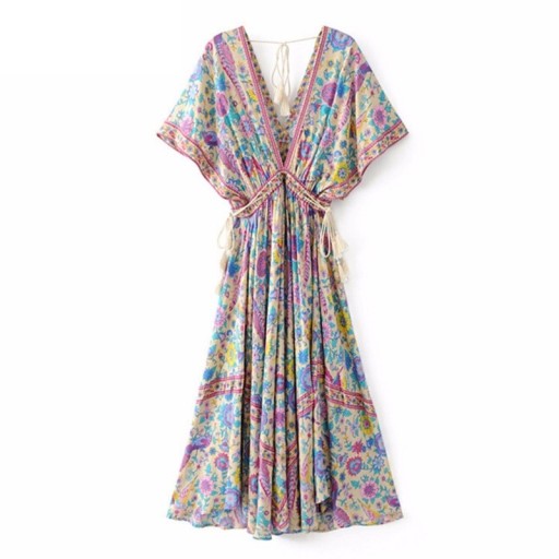 Langes Boho-Kleid Albina